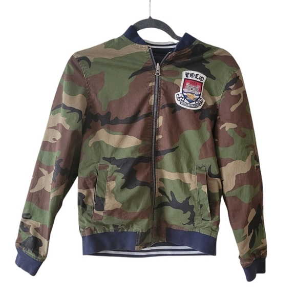 Polo by Ralph Lauren Reversible Kids Jacket Size Large (14-16) - Picture 1 of 6